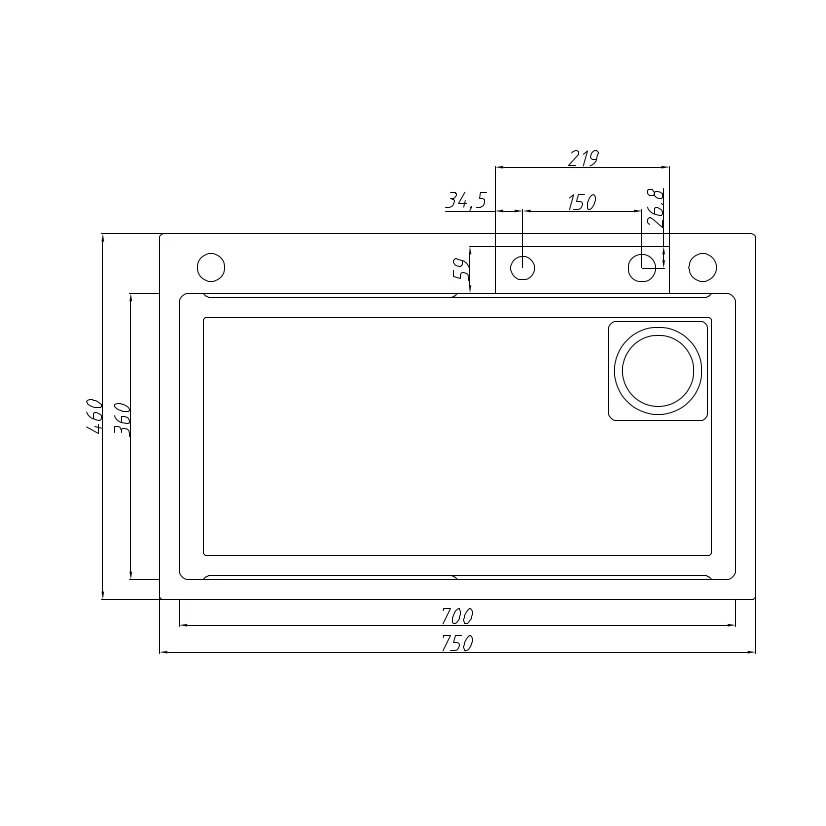 Многофункциональная кухонная мойка Savol S-SC003C, матовое золото