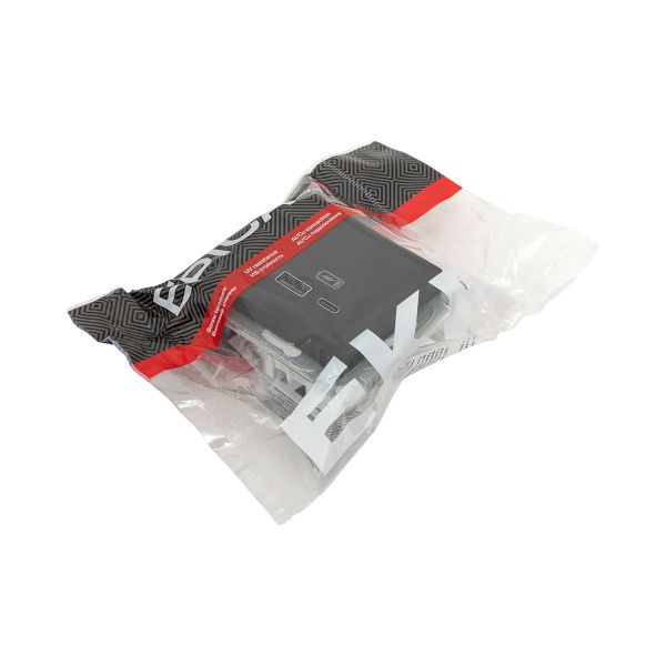 Розетка СП Эпика USB-A+С механизм черн. EKF UP1-SOB-USBA+USBC