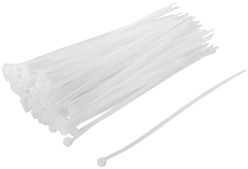 Хомут для проводов 120х2.5мм нейлон. бел. (уп.100шт) FIT 60412