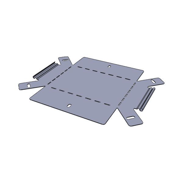 Угол для лотка вертикальный внутр. 45град. 50x100мм плоский EKF vi4550100-FL