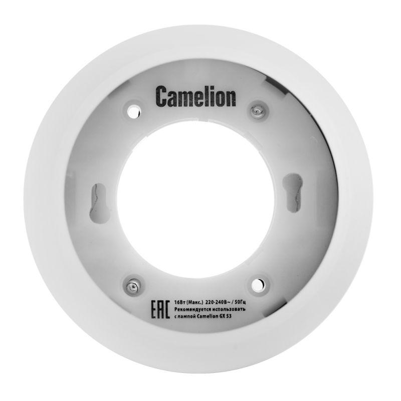 Светильник встраиваемый IP20 металлический под лампу GX53 LGX53-04 C02 Camelion 15400