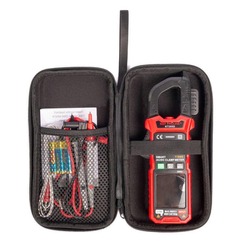 Клещи токовые цифровые КТ 205D PROLINE КВТ 90386