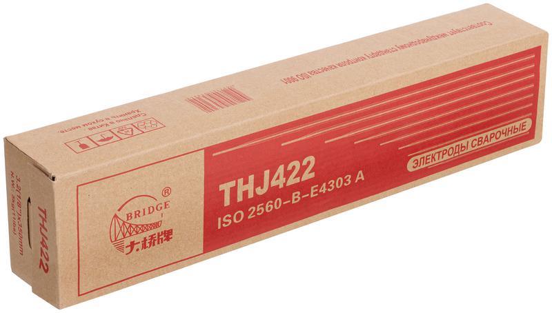 Электрод THJ422 "Bridge" (аналог МР-3) для низкоуглеродистых сталей 3.2х350мм (коробка 5кг) ВRIDGE 81790