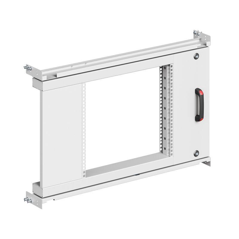 Рама поворотная частичная центрированная 9U для 19дюйм оборудования для корпусов CQE N 600х1000мм DKC R5FRKP910