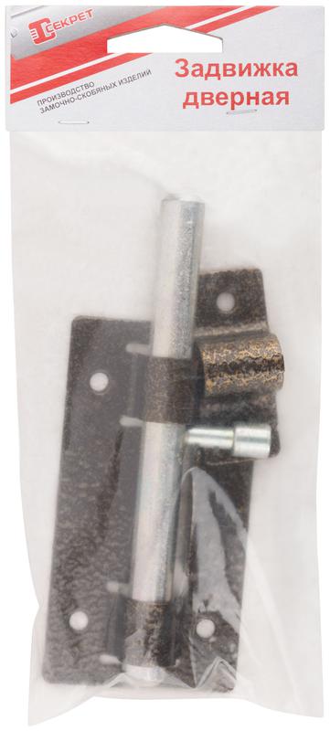 Засов накладной медь 66677