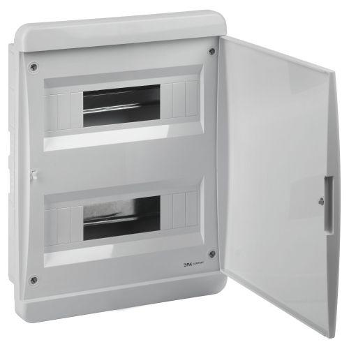 Корпус встраиваемый COMFORT ЩРВ-П-24 IP40 пластик. бел. Эра Б0067218