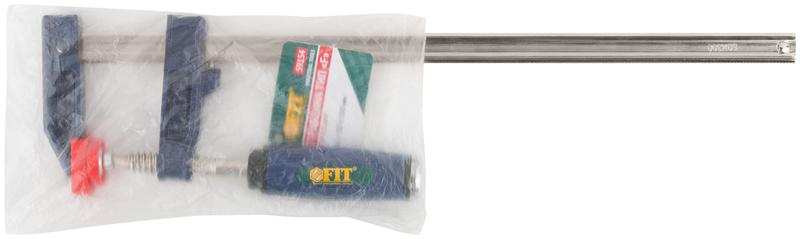 Струбцина тип "F" усиленная мягкая ручка 50х300мм FIT 59154