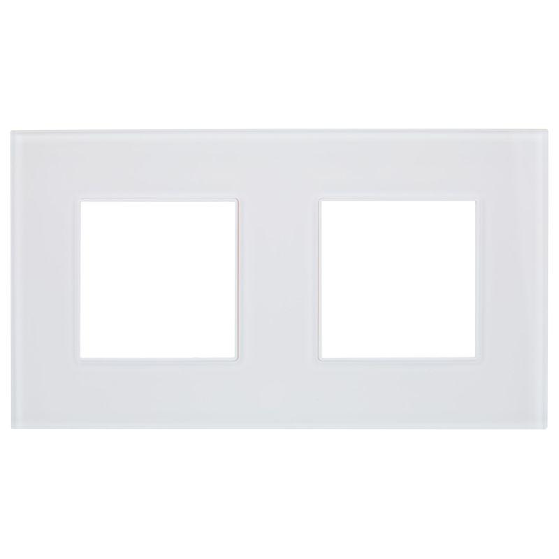 Рамка 2-м SKANDY SK-F22W стекло арктич. бел. IEK SK-M22-G-K01