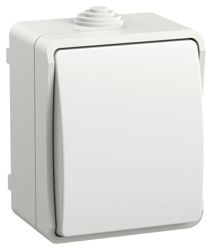 Выключатель кнопочный 1-кл. ОП Форс IP54 ВСк20-1-0-ФБ бел. IEK EVS13-K01-10-54-DC