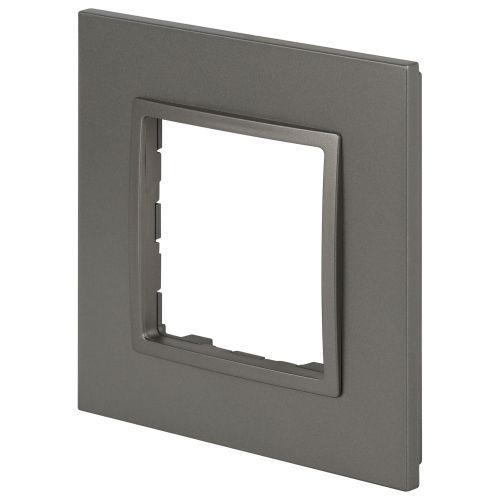 Рамка 1-м Elegance 14-5011-16 Classic для розеток и выключателей титан Эра Б0065823
