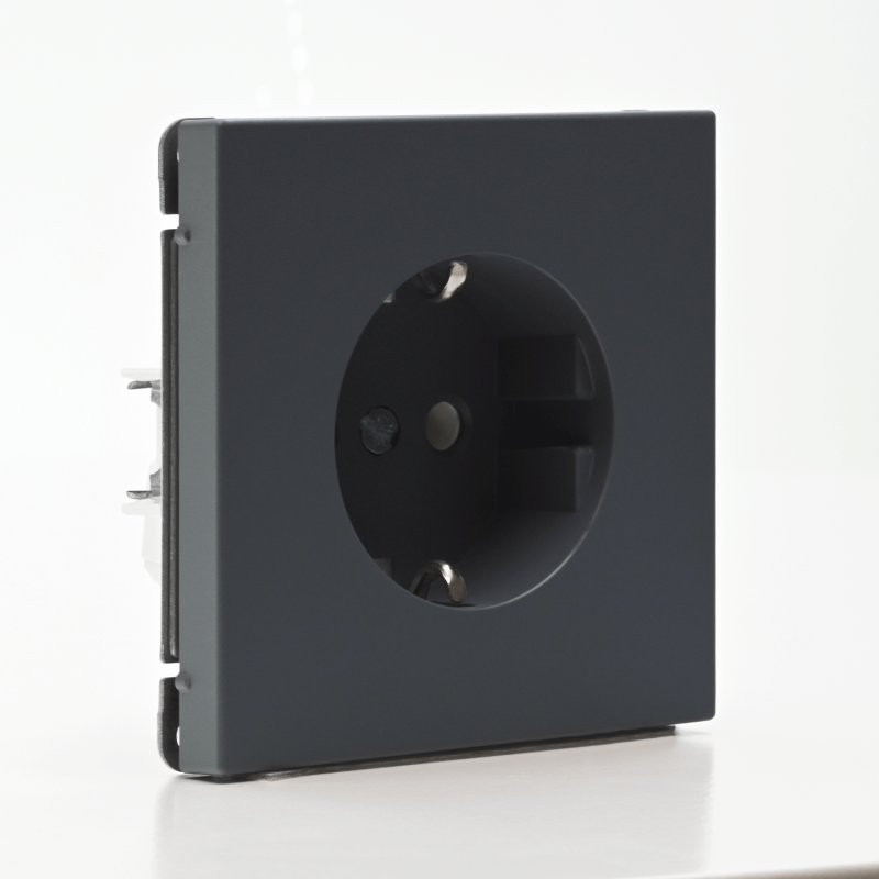 Розетка ArtGallery 16А с заземл. быстрозажим. клем. механизм грифель SE GAL000743S
