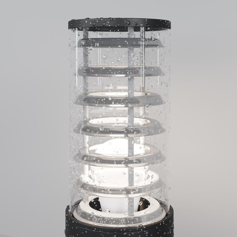 Светильник Bronx 1х60Вт E27 IP54 ландшафтный Maytoni O576FL-01B