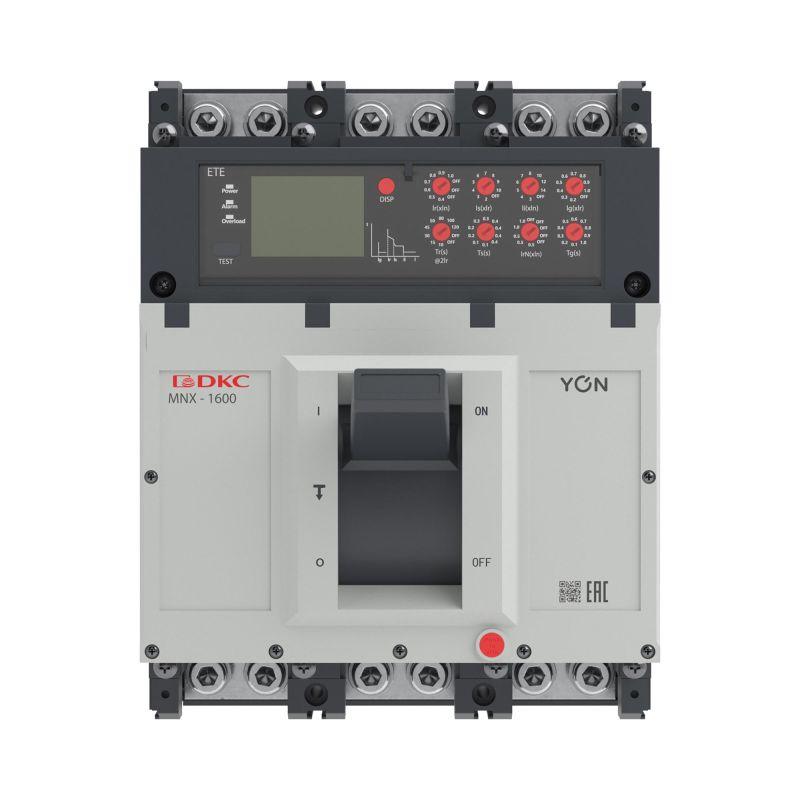 Выключатель автоматический 3P 1000А 70кА pro MNX1600L при AC415V расцепитель ETE YON MNX1600L3PETE1000