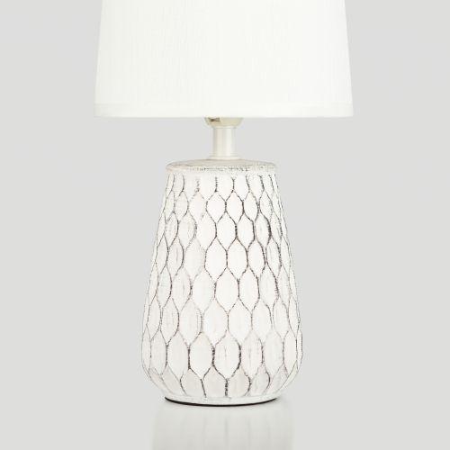 Лампа настольная Bertha 7071-502 1хE14 40Вт керамика бел. Rivoli Б0057272