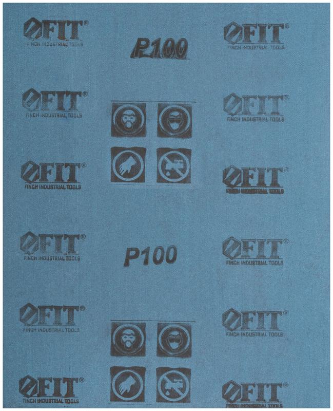 Набор листов шлифовальных на тканевой основе алюм./оксидный абразивный слой 230х280мм Р 100 (уп.10шт) FIT 38010