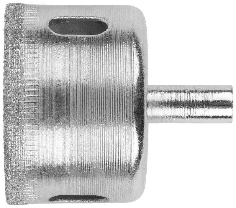 Коронка алмазная кольцевая по кафелю и стеклу 45х50мм КУРС 16291