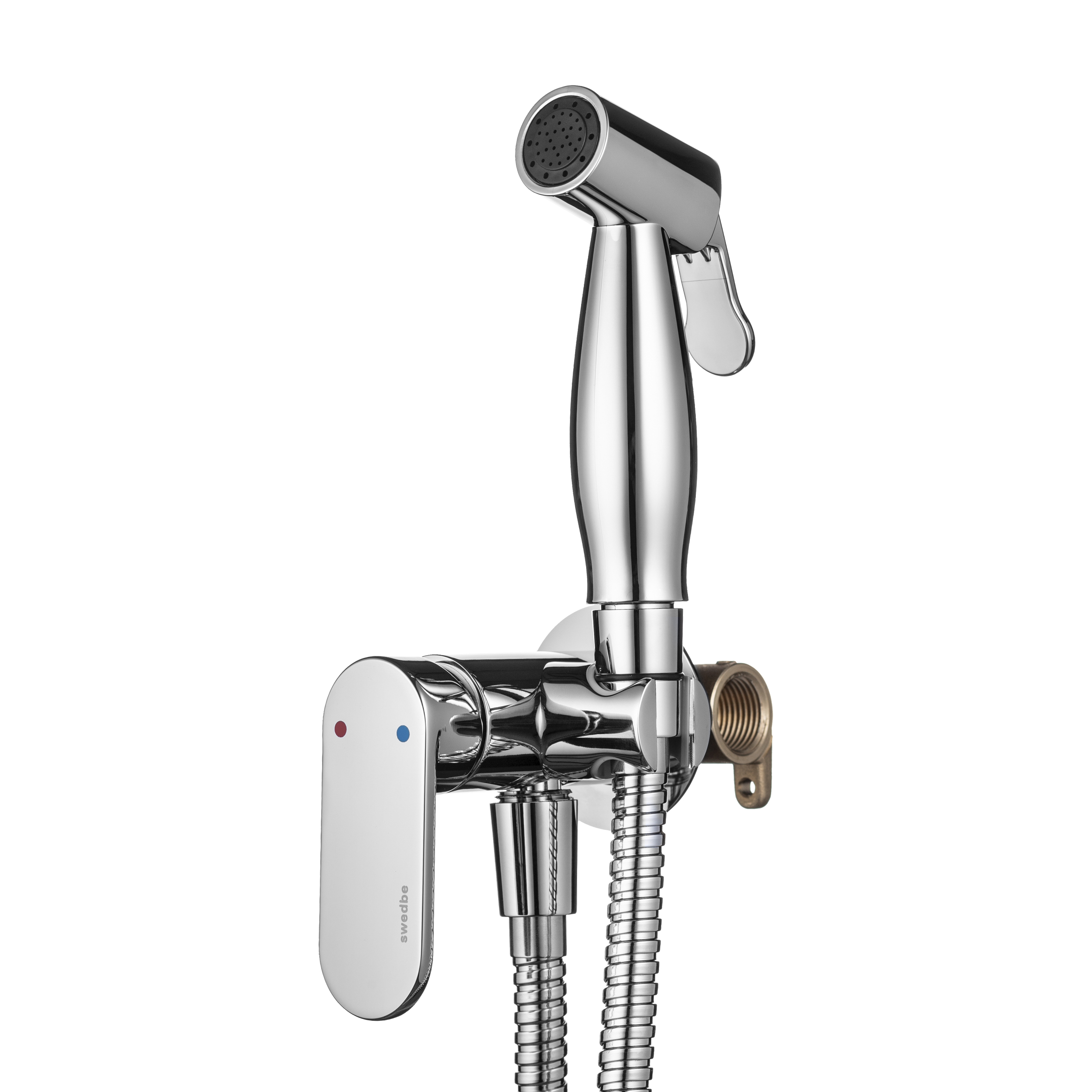 Встраиваемый смеситель с гигиеническим душем Swedbe Platta 5567