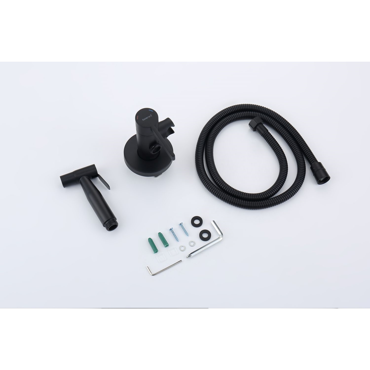 Гигиенический душ со смесителем Splenka S221.52.06, черный