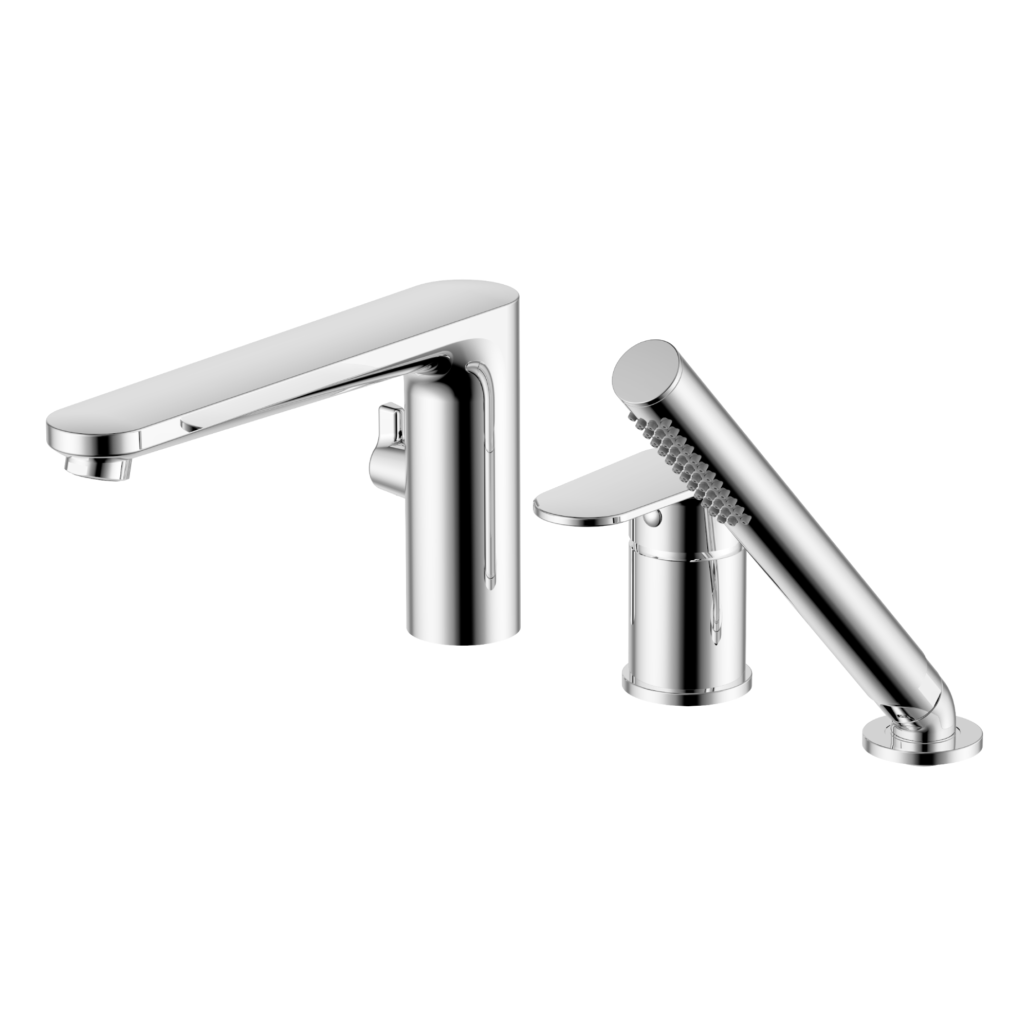 Cмеситель Aquatek НИКА на борт ванны на 3 отв. AQ1848CR            хром