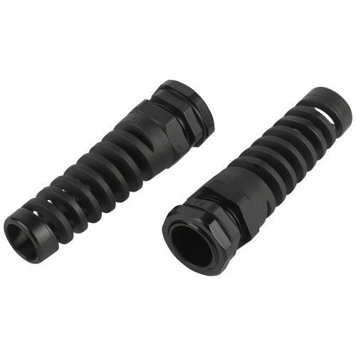 Ввод кабельный (сальник) PGR 21 d13-18мм (d отверст. 28.3мм) IP54 с гибким отводом (уп.5шт) Эра Б0065204