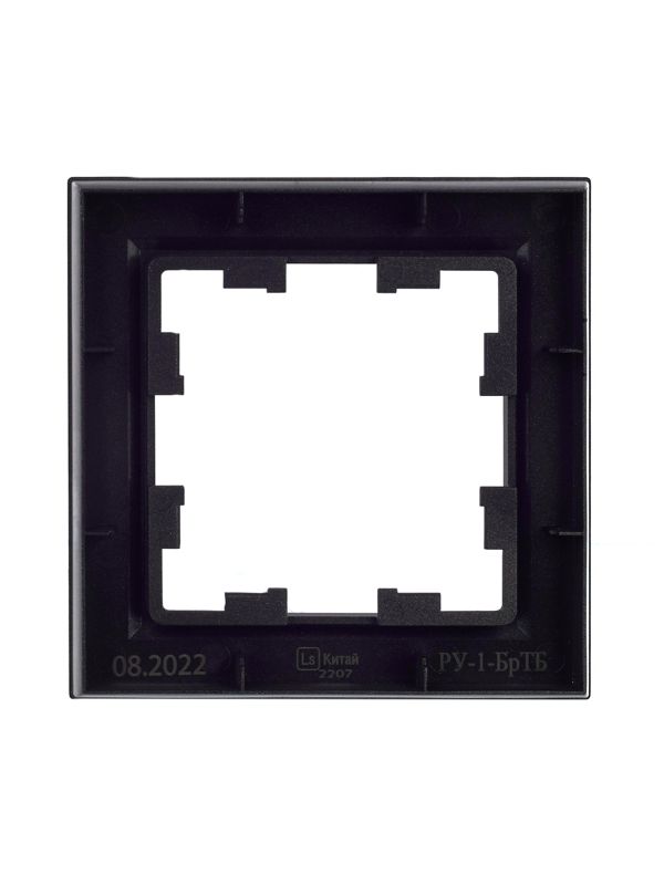 Рамка 1-м BRITE РУ-1-БрТБ бронза IEK BR-M12-K45