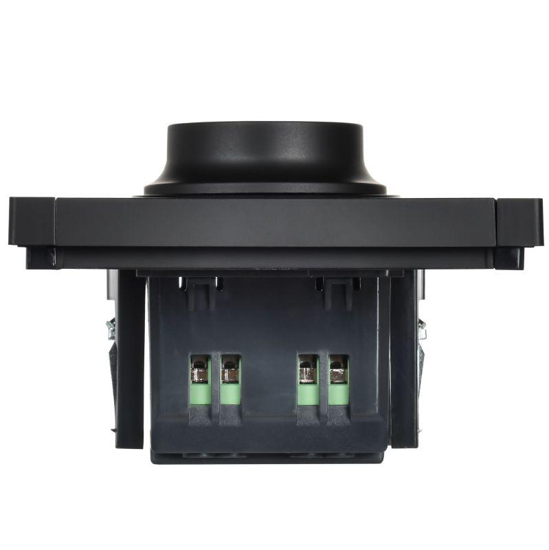 Светорегулятор поворотно-нажимной СП FORTE&PIANO FP154 600Вт черн. IEK FP-D20-0600-K02