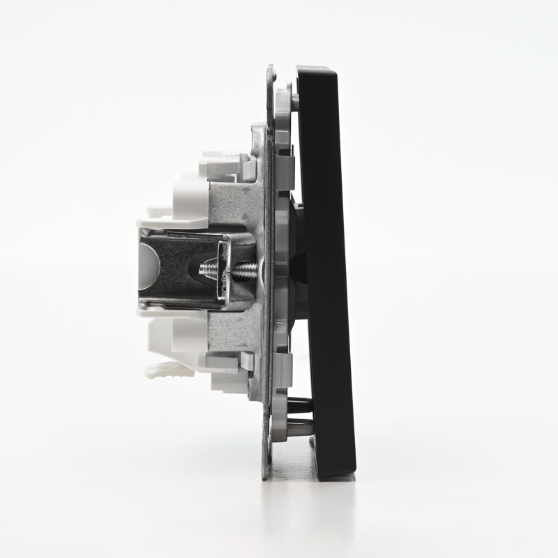 Выключатель 1-кл. ArtGallery 10AX с подсветкой быстрозажим. клем. механизм базальт SE GAL001413S