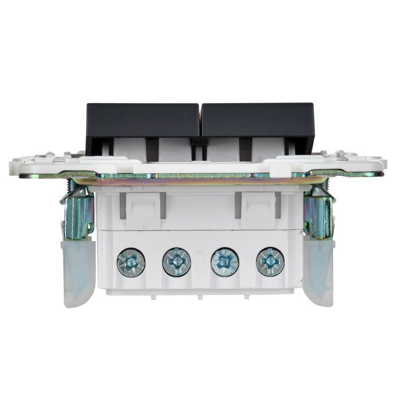 Выключатель перекрестный 2-кл. SKANDY 10А SK-V06T титан IEK SK-V23-0-10-K48