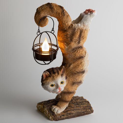 Светильник садовый ERASF22-01 "Кот Акробат" 37см уличный на солнечн. батареях Эра Б0053352