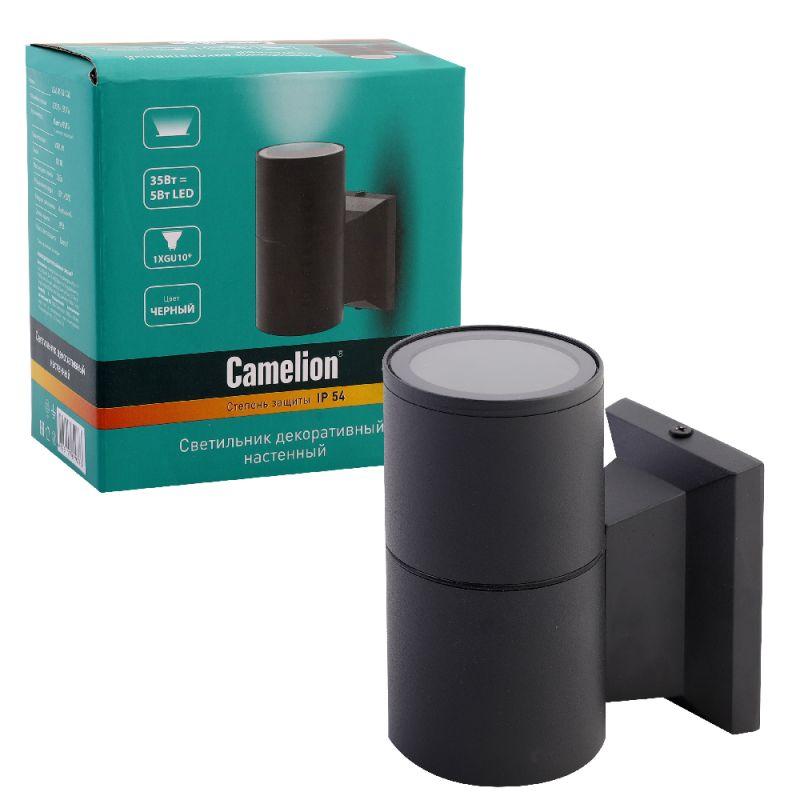 Светильник уличный фасадный металлический IP54 LGU10-02 C02 черн. Camelion 15387