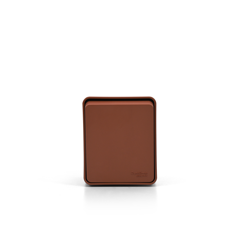 Выключатель кнопочный 1-кл. ОП AtlasDesign PROFI IP54 10AX терракот. SE ATN547015