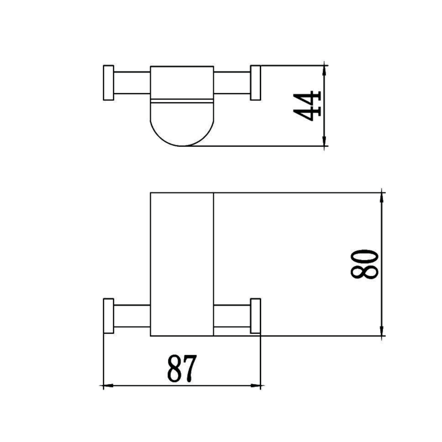 Крючок для ванной комнаты Savol S-007354, хром