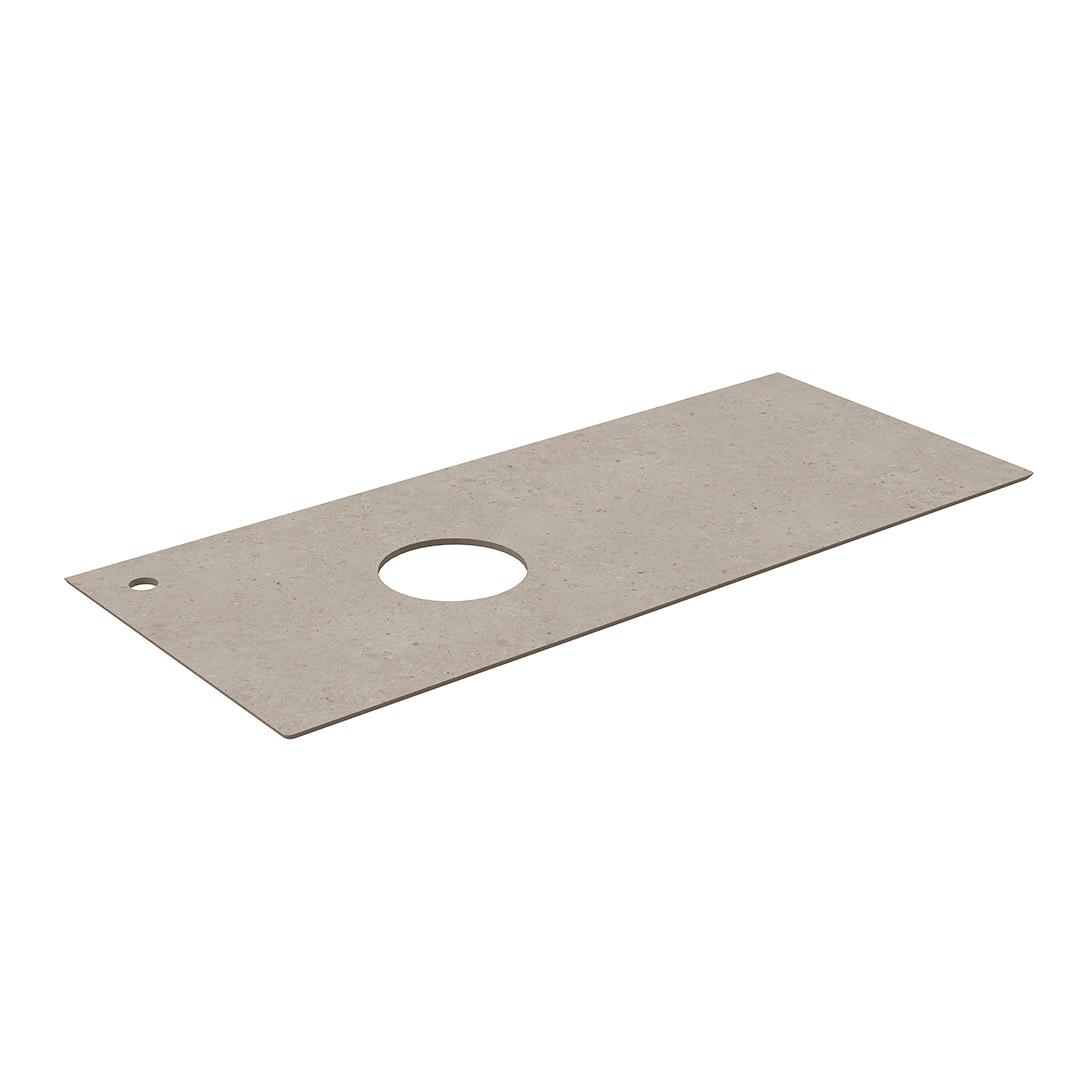 Спец. изделие декоративное для накладных раковин MAGICA Риккарди 120 см, бежевый матовый