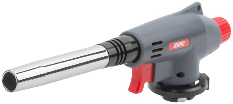 Горелка газовая с пьезоподжигом вихревая удлиненный ствол КУРС 67637