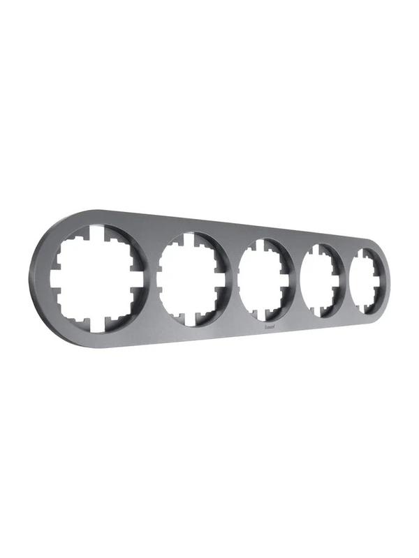 Рамка 5-м OSEN горизонт. круглая сер. матов. LEZARD 744-7400-150