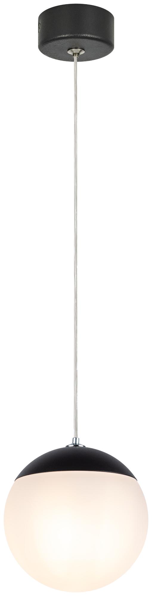 Светильник подвесной (подвес) потолочный шар черный ADELAIDA PL35 BK G9 ЭРА