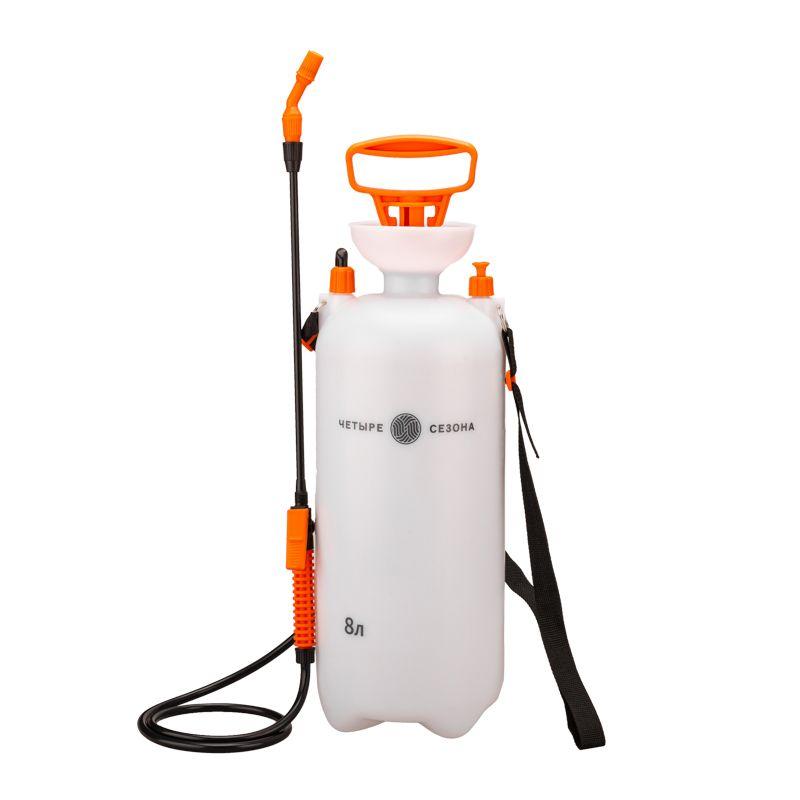 Опрыскиватель садовый помповый для растений и цветов 8л ЧЕТЫРЕ СЕЗОНА 62-0245