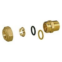 Фитинг с наружной резьбой 1/2"x12, конусное соединение