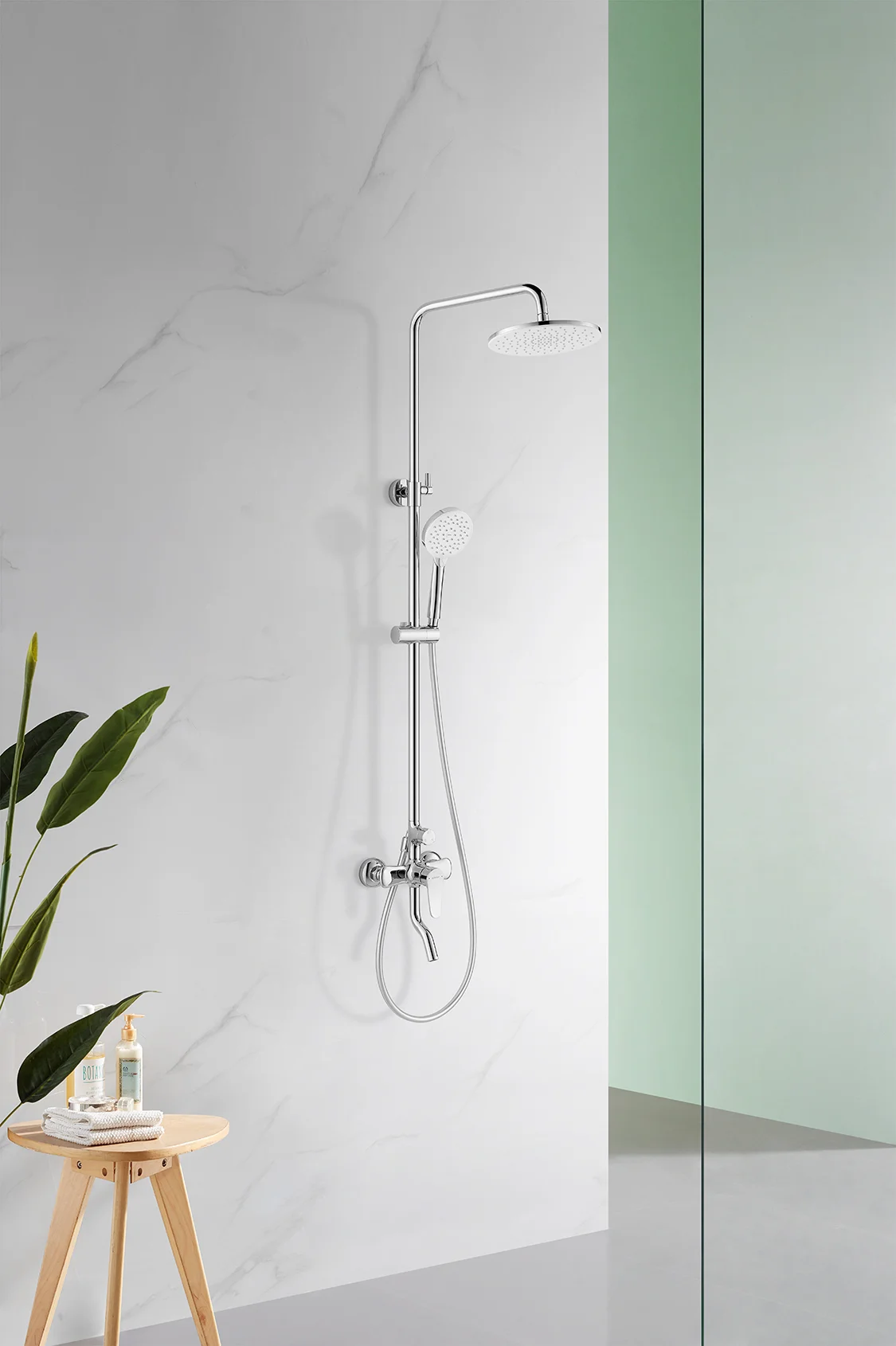 Душевая стойка ARROW AG3307CP-1, 255 мм, хром