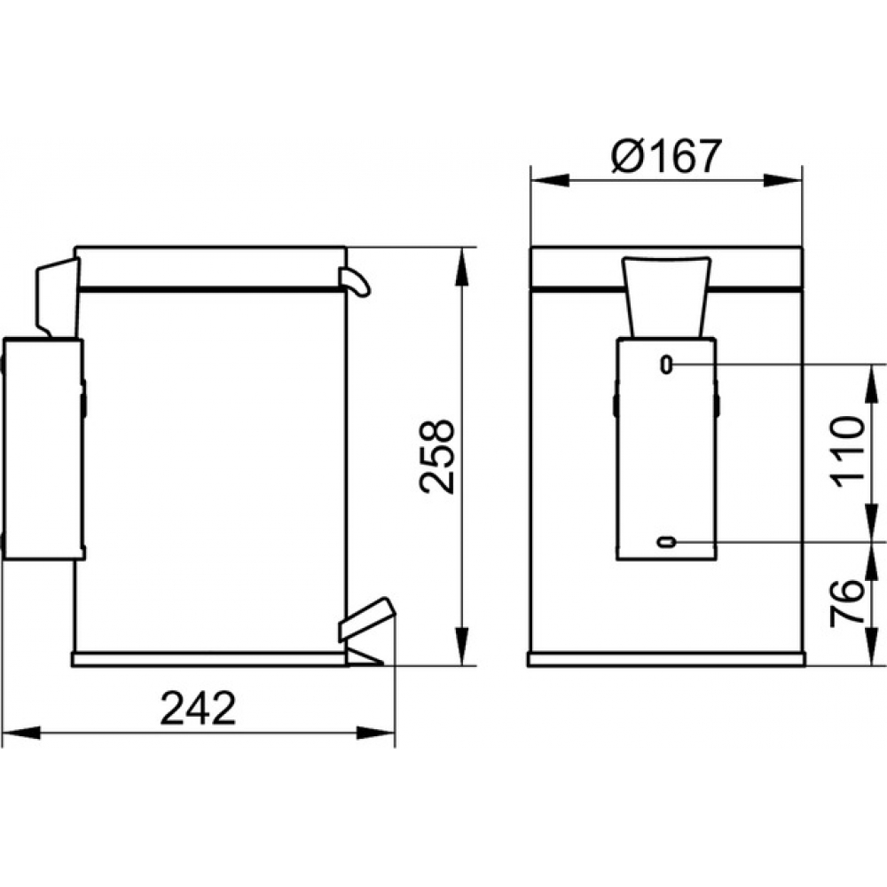 Ведро Keuco Plan 14977010000