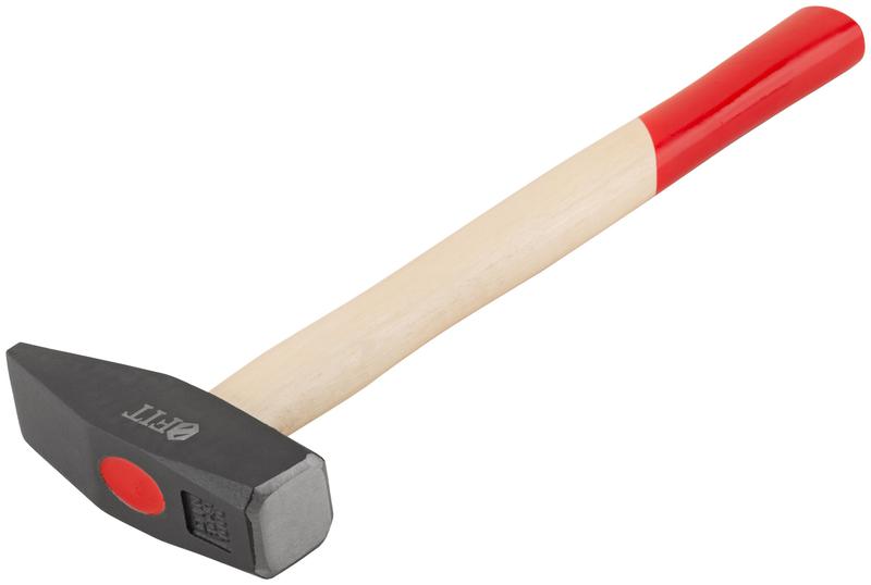 Молоток кованый 1000г деревянная ручка FIT 44210