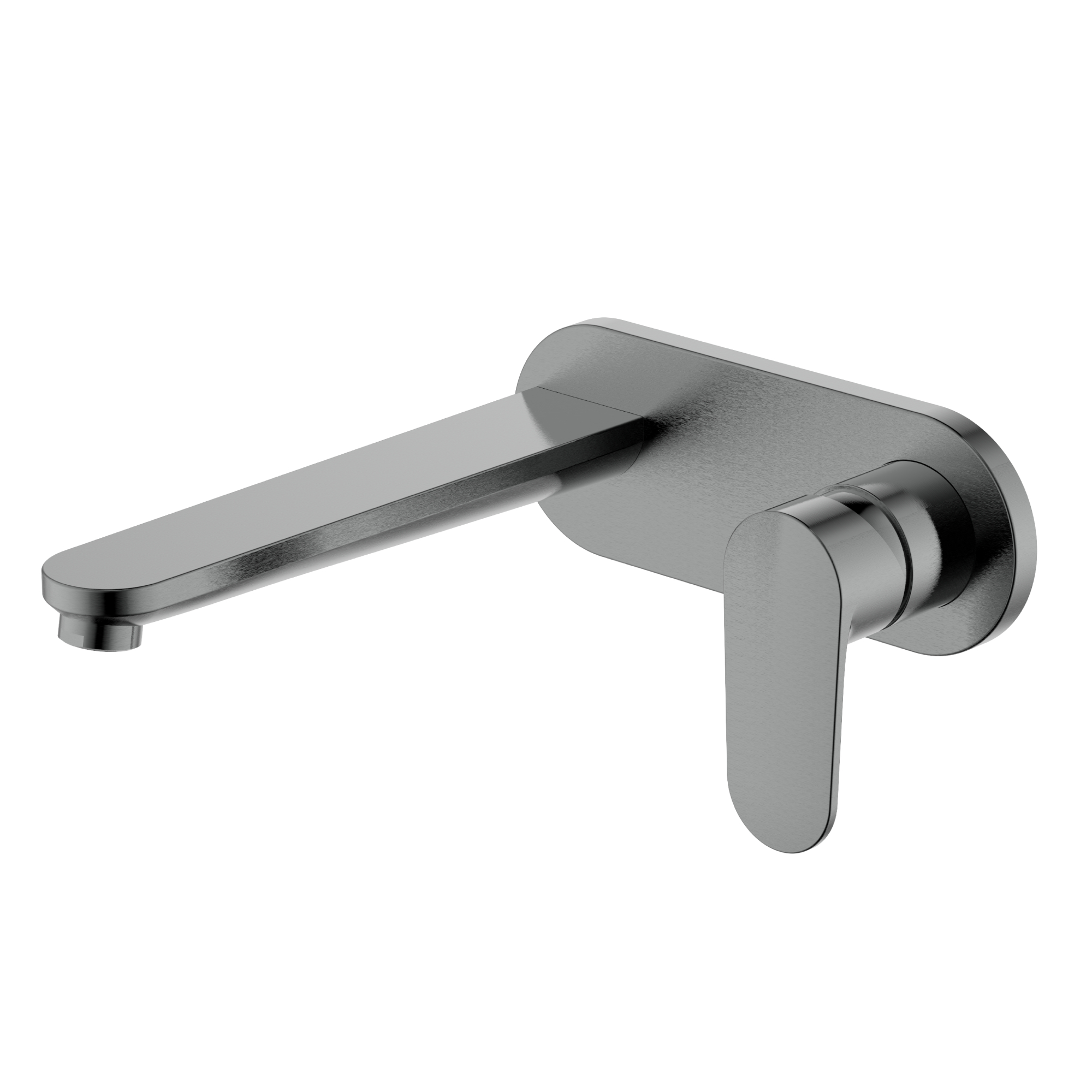 Смеситель Aquatek НИКА для раковины настенный (внешняя и скрытая часть) AQ1813BGM    оружейная сталь