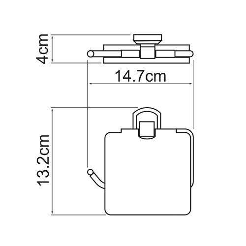 Держатель туалетной бумаги WasserKRAFT Oder K-3025