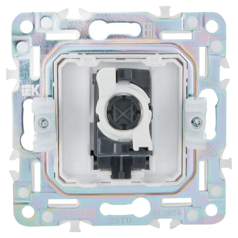 Розетка компьютерная RJ45 кат.5E SKANDY SK-K01Sa песочн. IEK SK-K10-1-K98