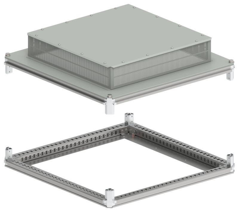 Крыша и основание 800х800 IP31 FORMAT под фланец IEK FO-00-KOF-080-080-31