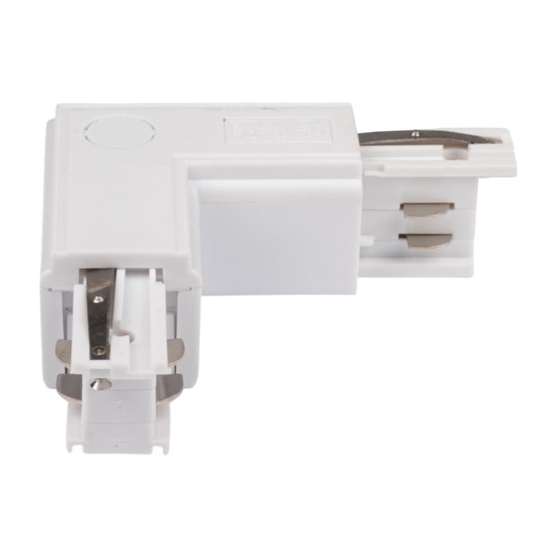 Аксессуар к шинопроводу трехфазному 3P PTR CL-WH OUT коннектор внешний Pro+ бел. JazzWay 5063136