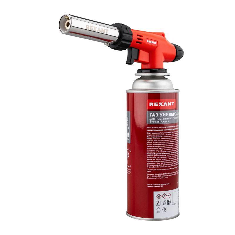 Горелка-насадка газовая GT-31 360град. с пьезоподжигом Rexant 12-0031