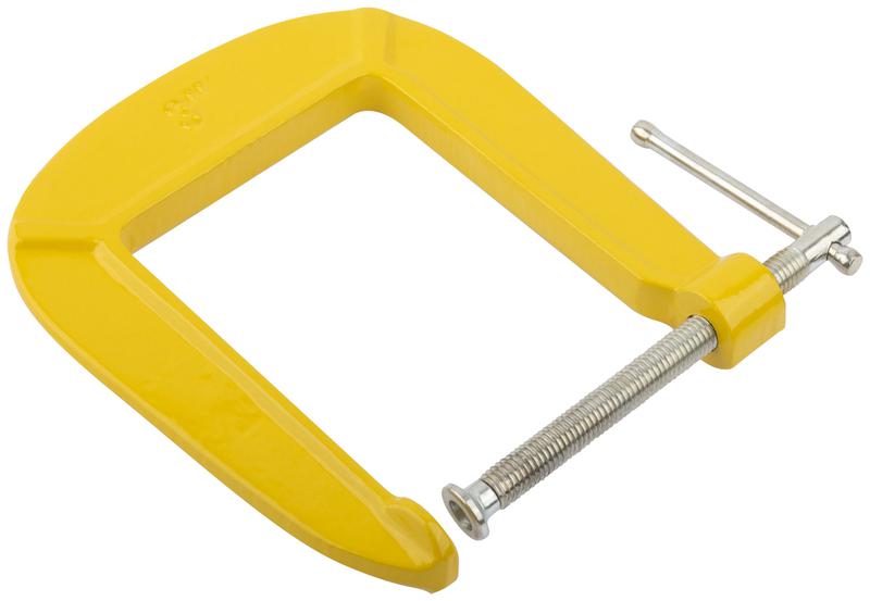 Струбцина тип "G" с глубокой рамкой 82ммх120мм (глубина) FIT 59254