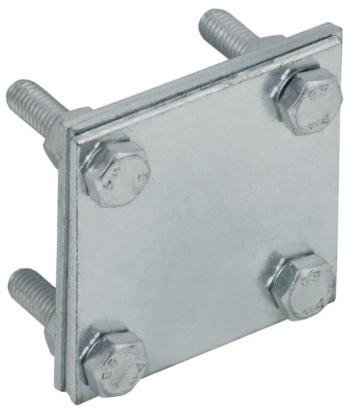 Зажим крестообразный с раздел. полоса-полоса 40мм оцинк. сталь HDZ IEK ZCC68-14-1-40