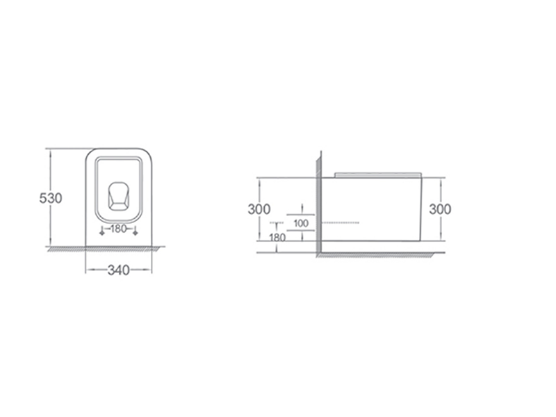Биде подвесное Mane Белый глянец